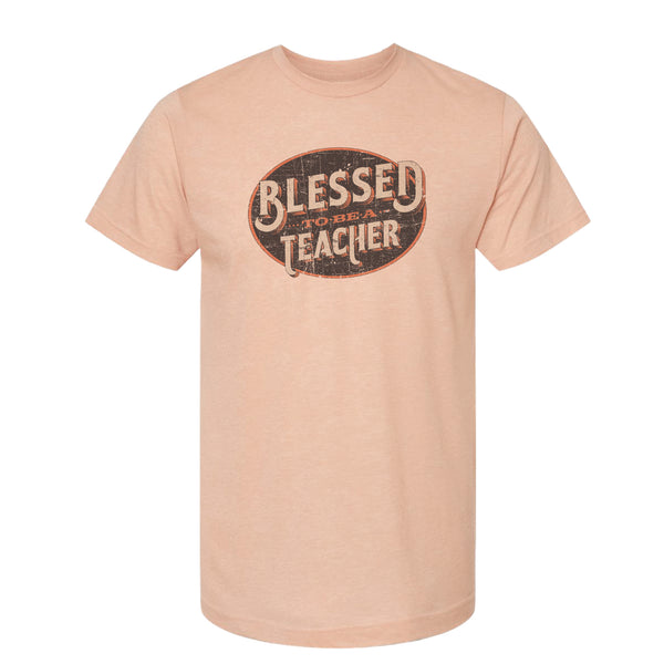 Blessed to be a Teacher - Poly-Rich T-Shirt