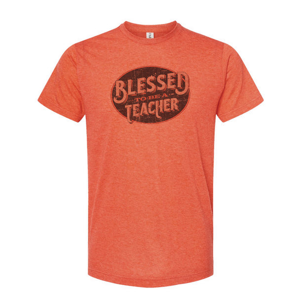 Blessed to be a Teacher - Poly-Rich T-Shirt