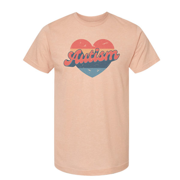 Autism Heart - Poly-Rich T-Shirt