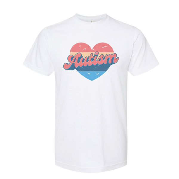 Autism Heart - Poly-Rich T-Shirt