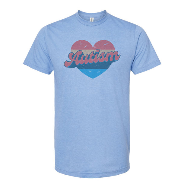 Autism Heart - Poly-Rich T-Shirt